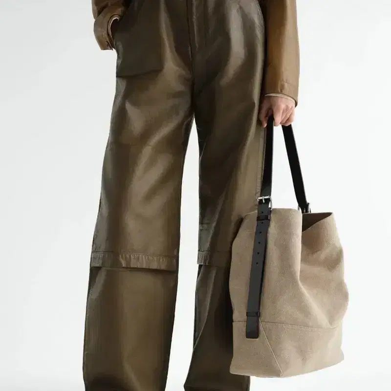 (새상품) 르메르 26fw 벨티드 토트백/다크 린넨 8