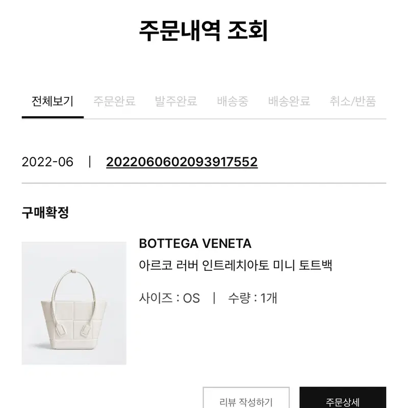 보테가베네타 아르코 러버 토트백 화이트 2