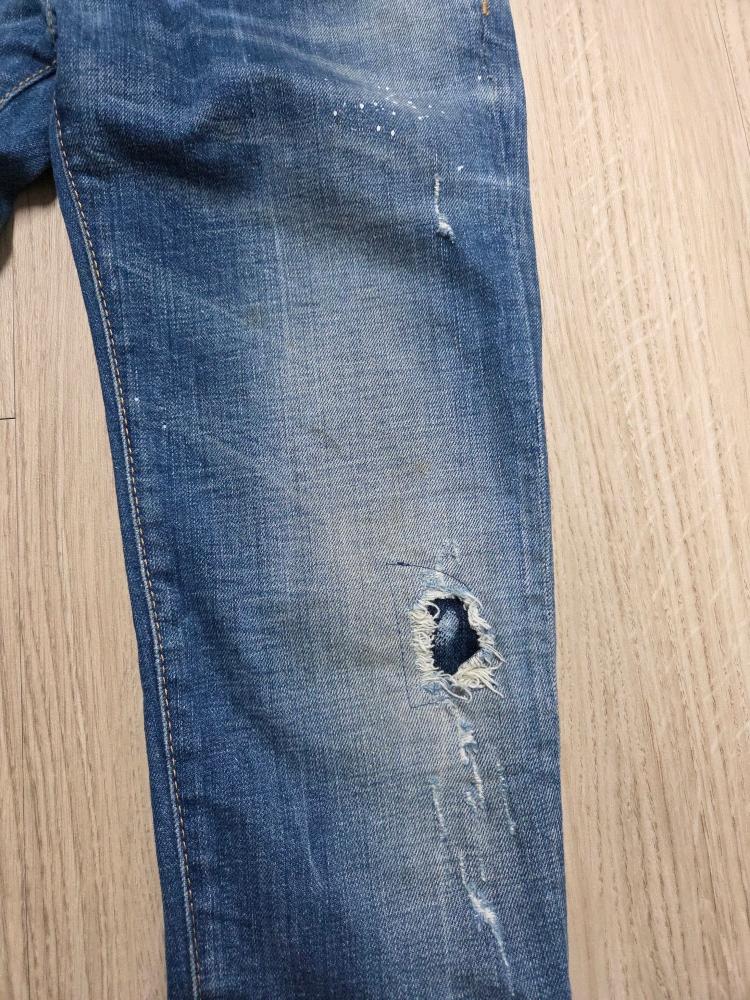 디스퀘어드 시스루 레이스 청바지 10