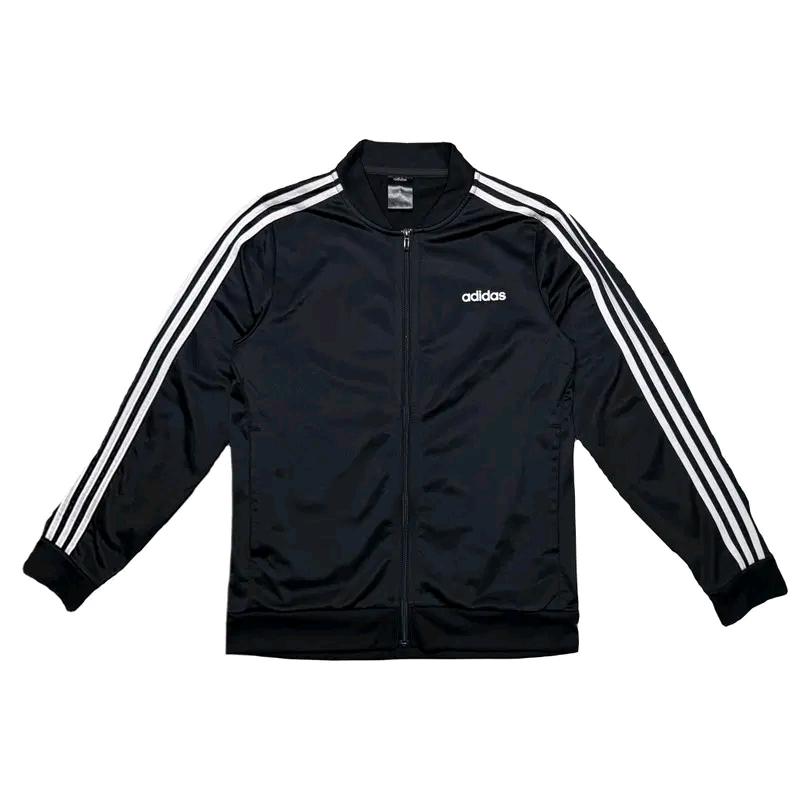 ADIDAS 삼선 트랙 저지 집업 블랙  XL 2