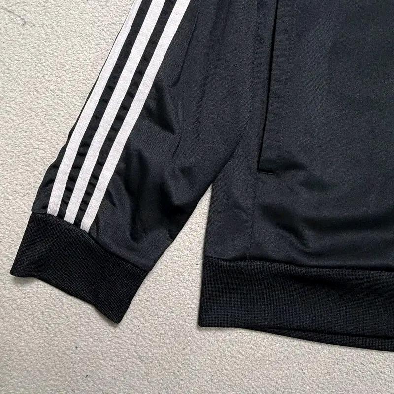 ADIDAS 삼선 트랙 저지 집업 블랙  XL 6