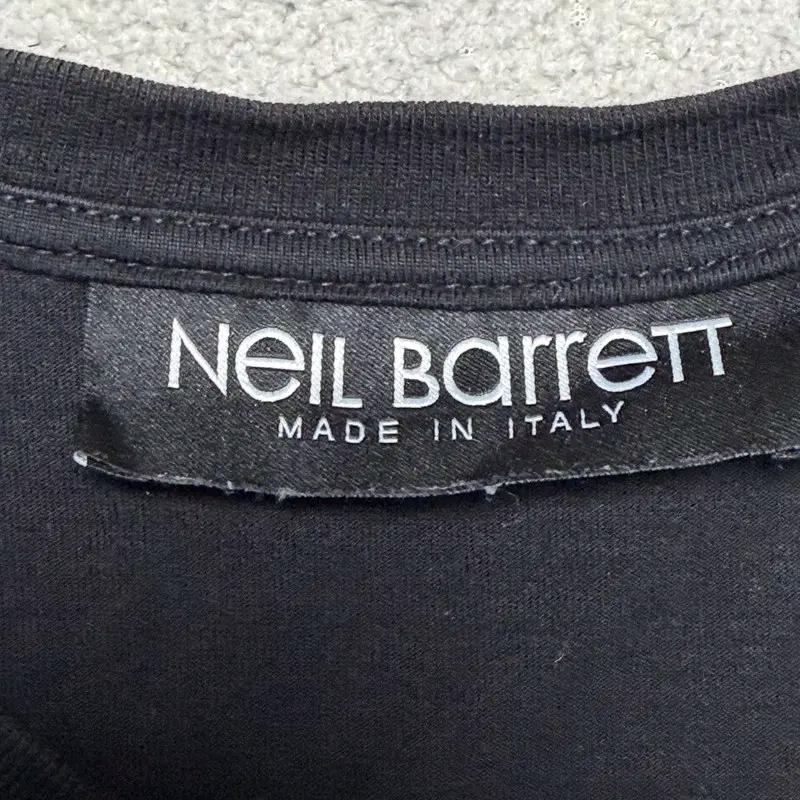 NEIL BARRETT 올빼미 프린팅 반팔 티셔츠 블랙 L 4