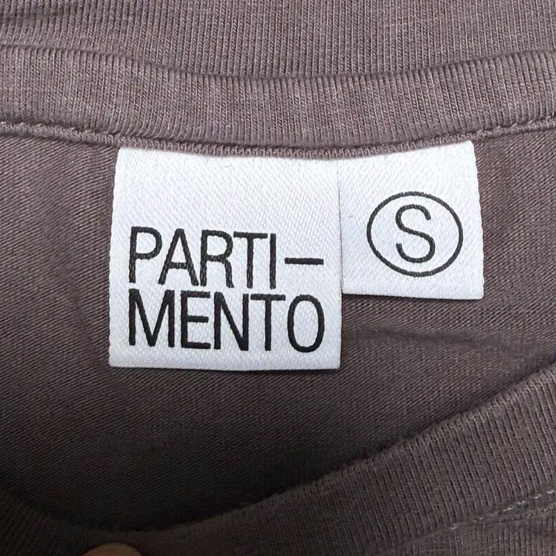 PARTIMENTO 플로럴 프린팅 반팔 티셔츠 브라운 S 4