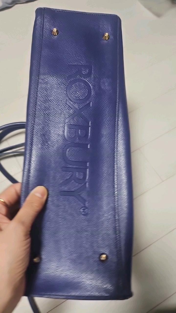 록스버리 사피아노 숄더 토트백 블루 5