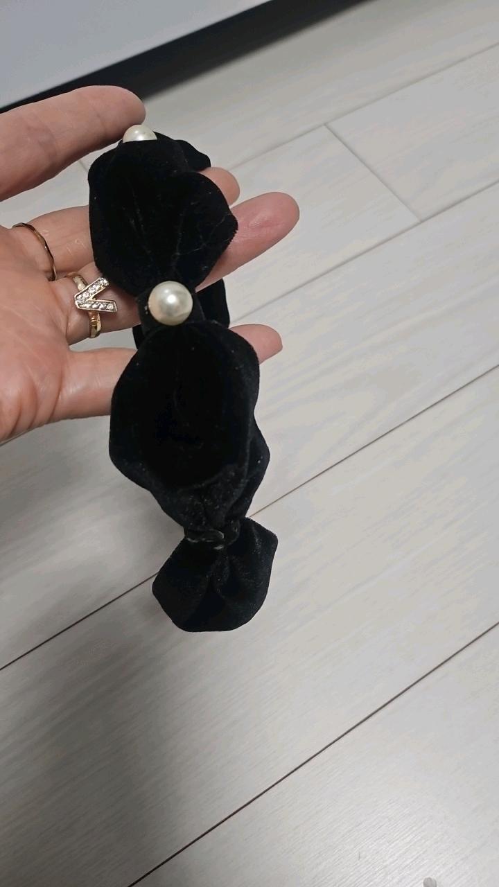 여성 레이스 벨벳 머리띠 집게핀 헤어 액세서리 세트 6
