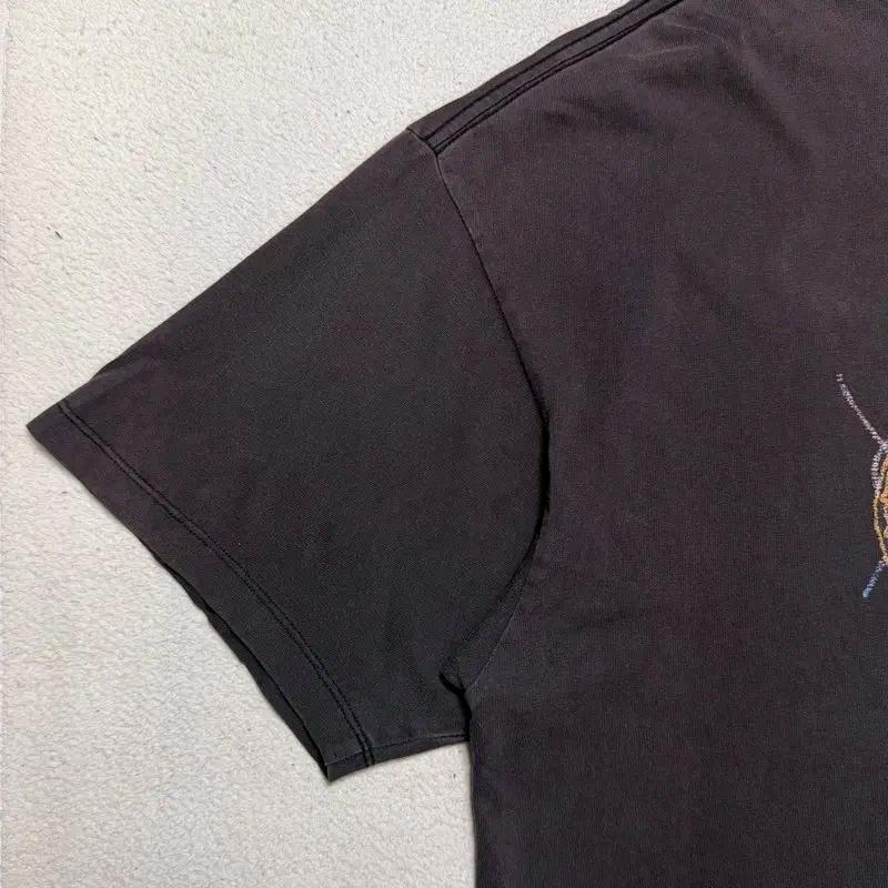 MAISON MINED 프레스콧 프린팅 반팔 티셔츠 차콜  L 6