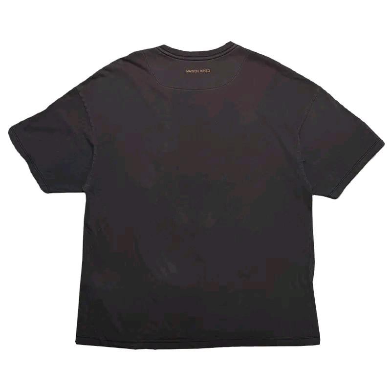 MAISON MINED 프레스콧 프린팅 반팔 티셔츠 차콜  L 9