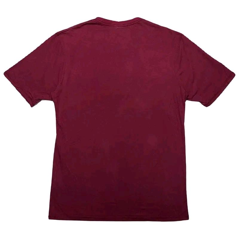 HOLLISTER 로고 반팔 티셔츠 버건디 XL 10