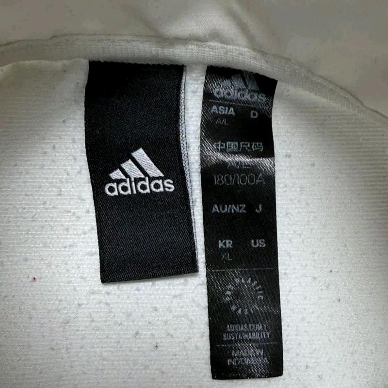 ADIDAS 라이트 우븐 저지 자켓 화이트 XL 5