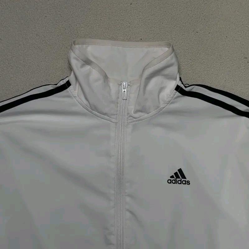 ADIDAS 라이트 우븐 저지 자켓 화이트 XL 4