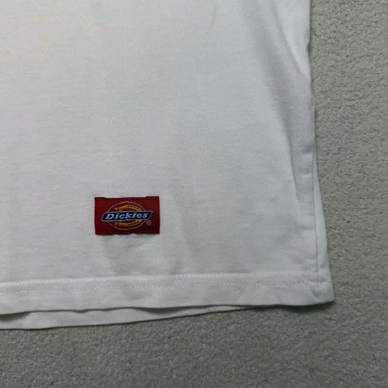 DICKIES 프린팅 반팔 티셔츠 화이트 L 7