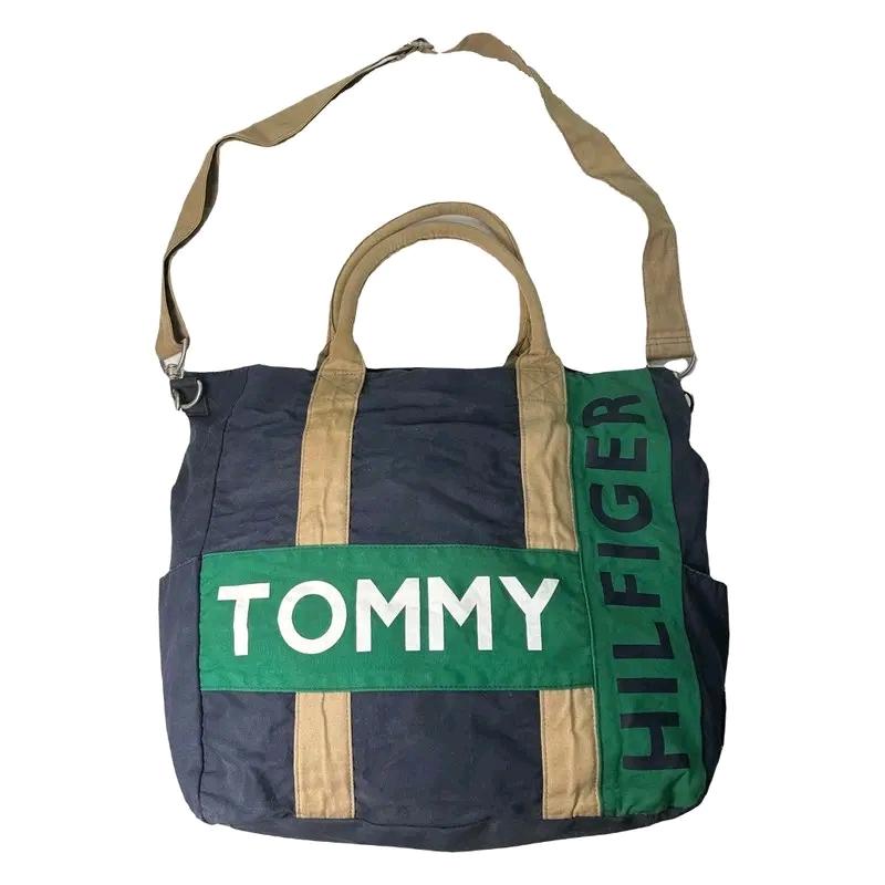 TOMMY HILFIGER 투웨이 토트백 네이비 2