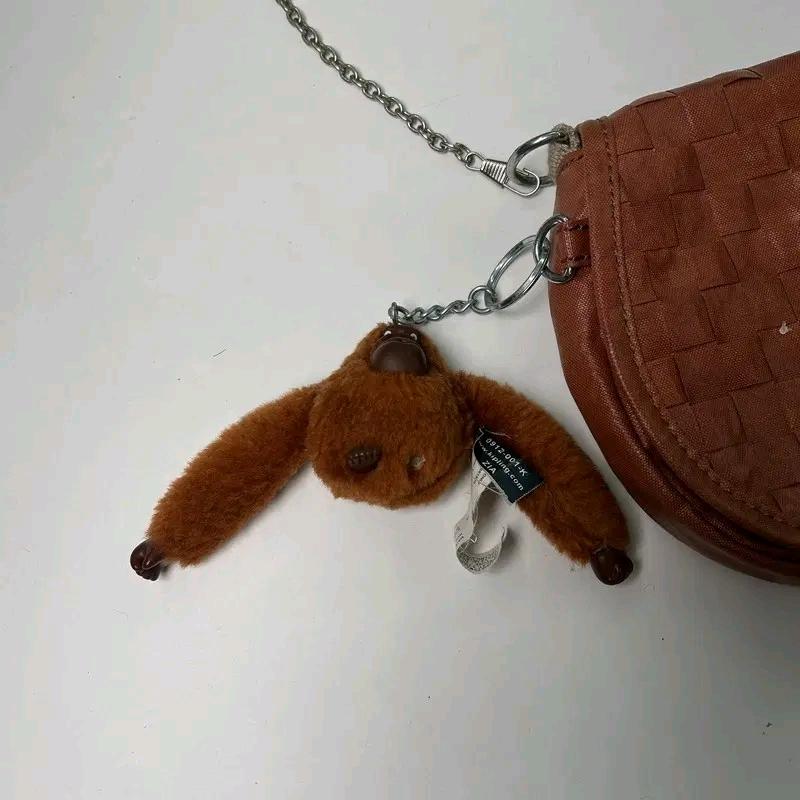KIPLING 미니 크로스백 카멜 브라운 3