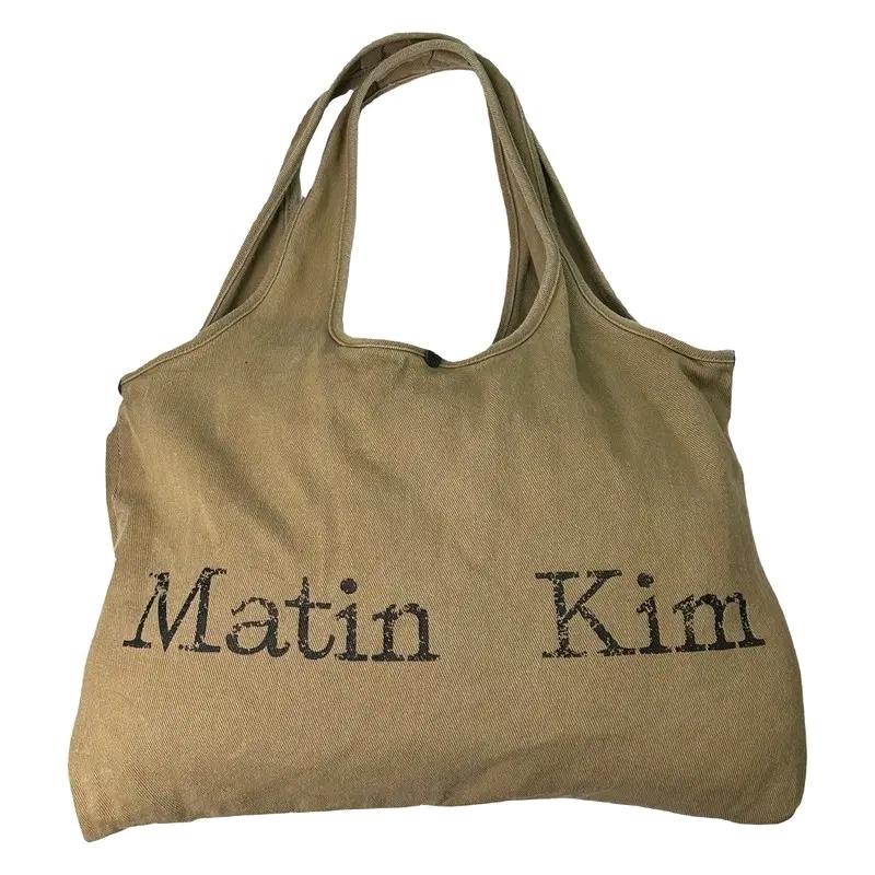 MATIN KIM 토트백 카키베이지 2
