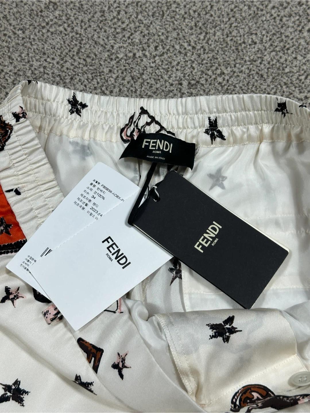 Fendi 택달린새상품 남성 펜디 실크 셋업 105 8