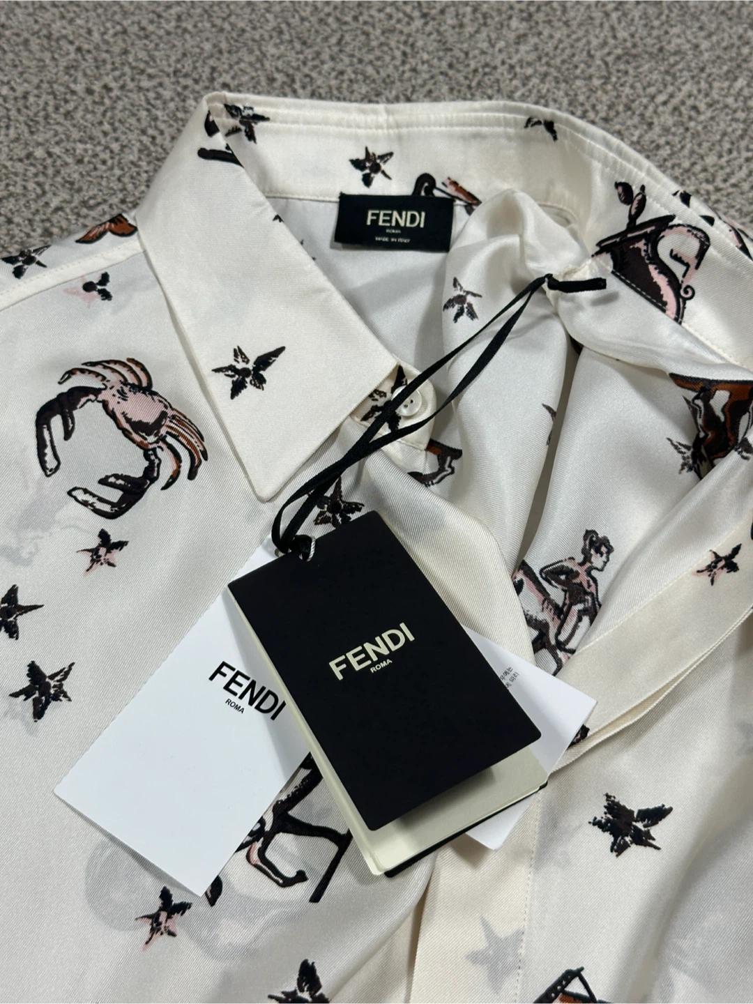 Fendi 택달린새상품 남성 펜디 실크 셋업 105 11