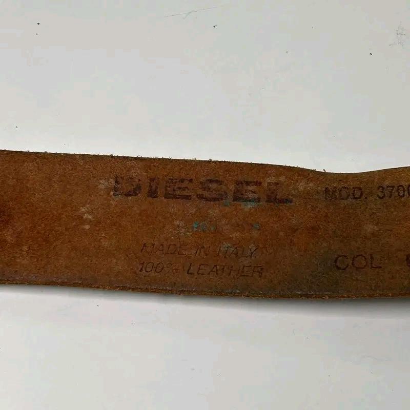 DIESEL 스터드 레더 벨트 6