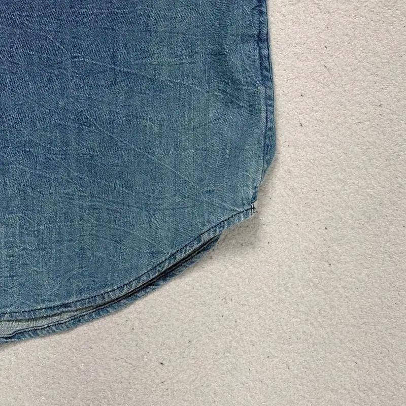 LEVI'S 웨스턴 데님 반팔셔츠 M 6