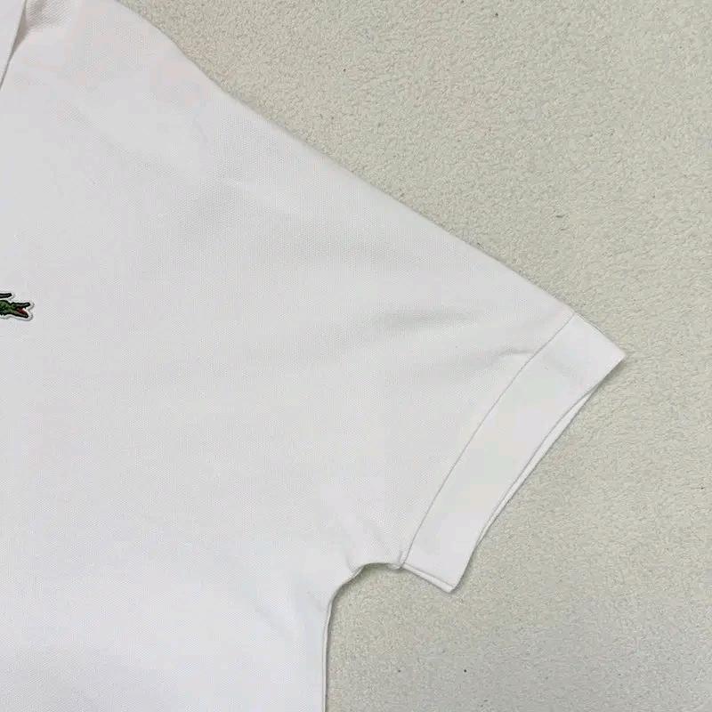 LACOSTE 릴렉스핏 헤리티지 폴로셔츠 화이트 36 6