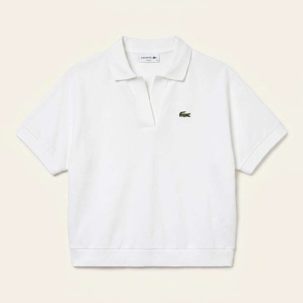 LACOSTE 릴렉스핏 헤리티지 폴로셔츠 화이트 36 1