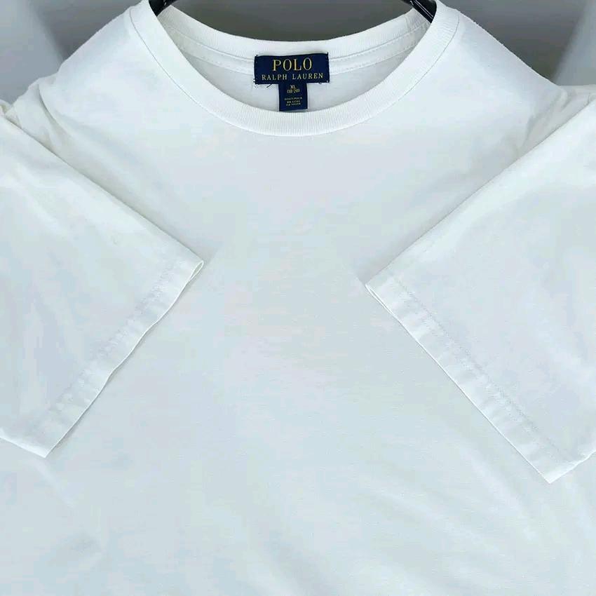 폴로랄프로렌 여성 여름 라운드반팔티 연아이보리 (HU46458) 4