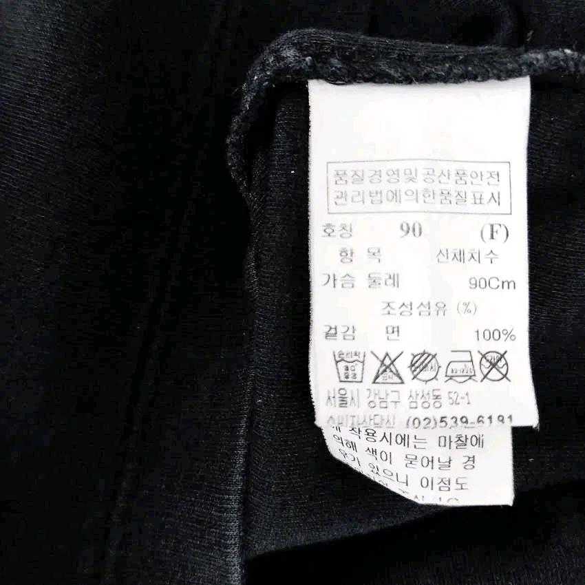 시스템 여성 여름 프린팅 라운드반팔티 블랙90 (HU46463) 6