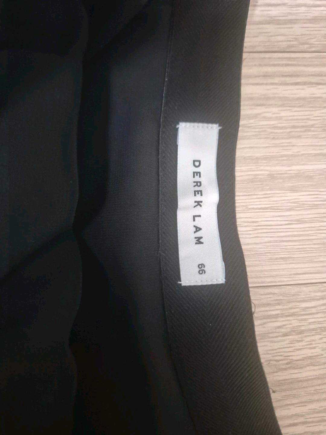 DEREK LAM 블랙 플리츠 롱 스커트 6