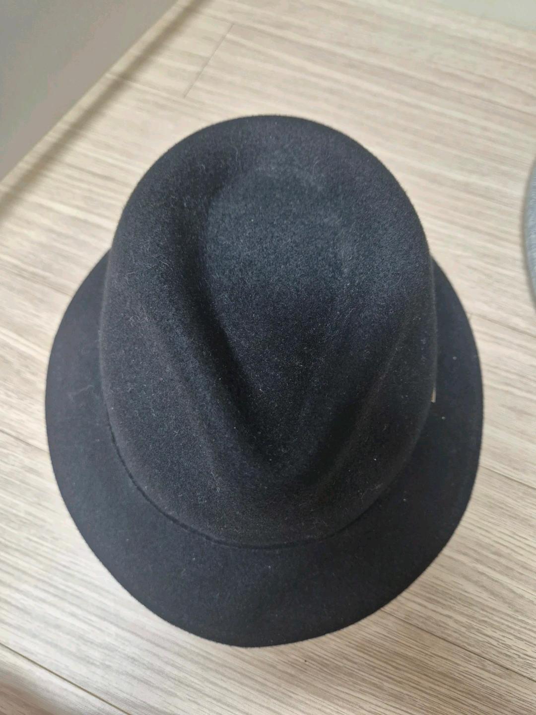 Massimo Dutti 블랙 울 페도라 3