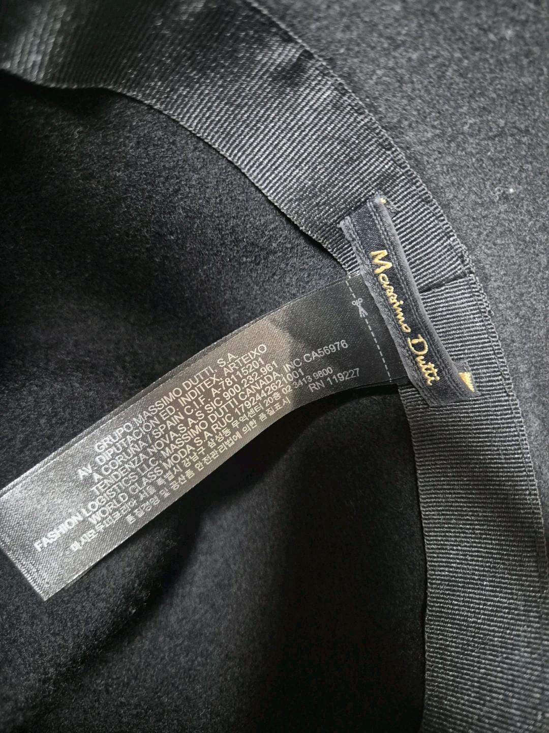 Massimo Dutti 블랙 울 페도라 5