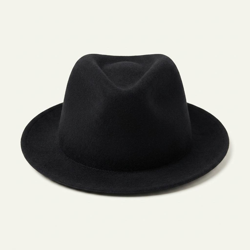 Massimo Dutti 블랙 울 페도라