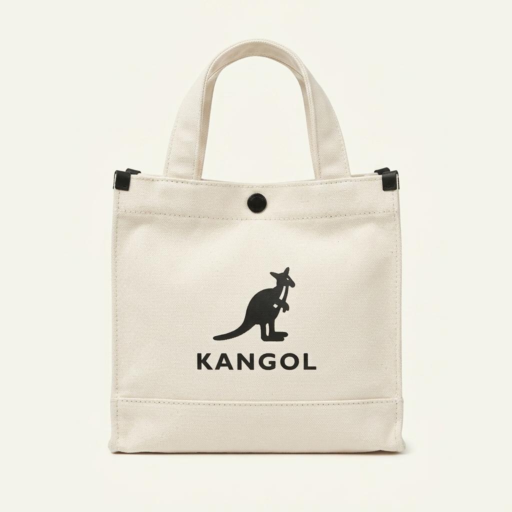 가000700 [KANGOL] 캉골 캔버스 토트백 아이보리