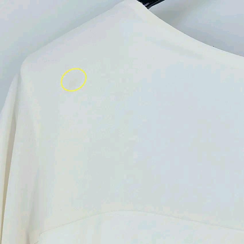 라인 여름 가오리핏 쉬폰블라우스원피스 아이보리85(HU46474) 7
