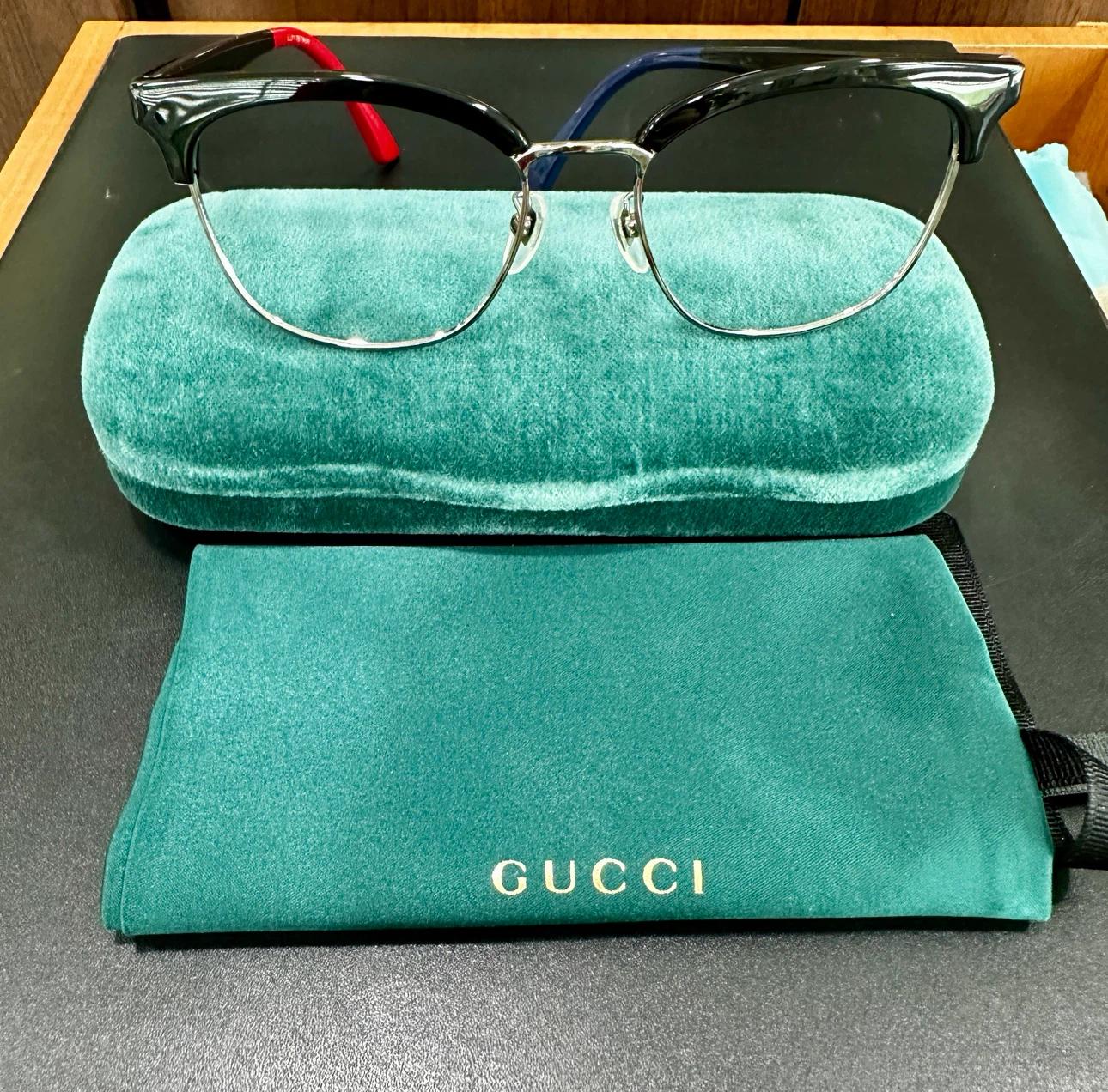 (풀구성/정품) GUCCI 블랙 하금테 안경테 GG0409OK 11