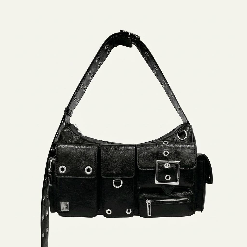 블랙퍼플 포트리스 백 Fortress Bag 블랙 1