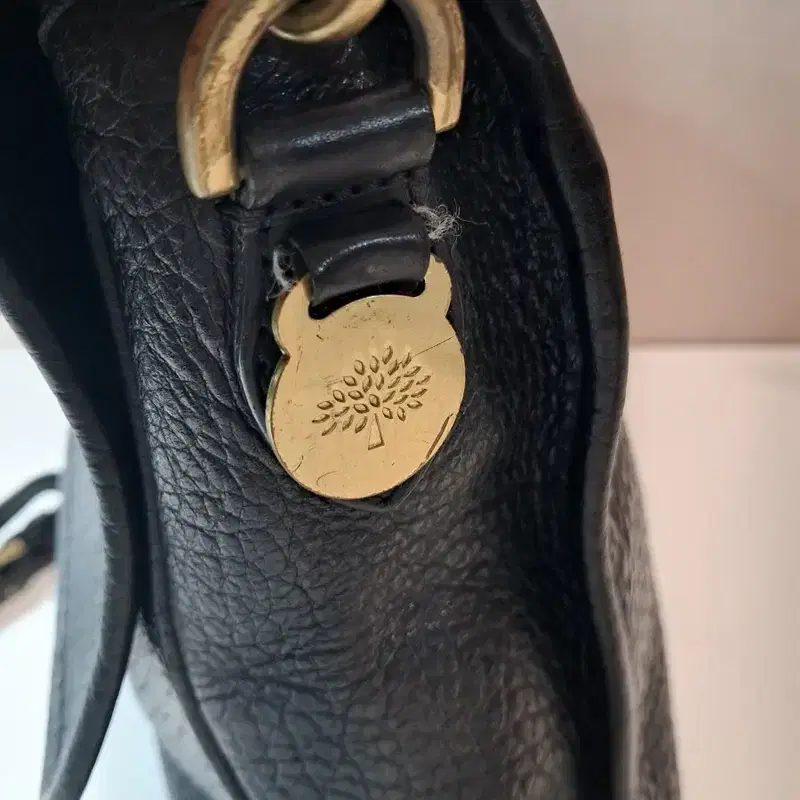 MULBERRY 블랙 가죽 토트백 숄더백 8