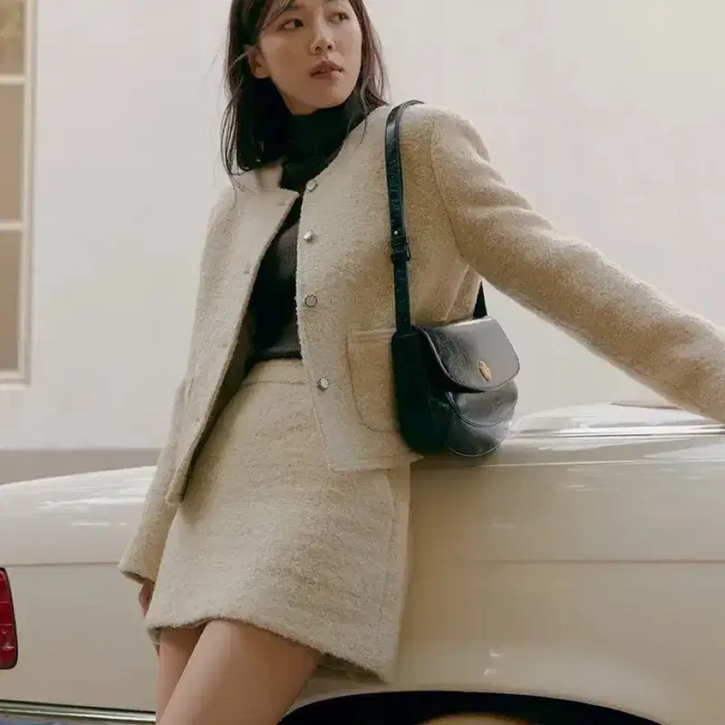 오스트카카 새들 블랙 (미니사이즈X) 숄더백 크로스백 가방 4