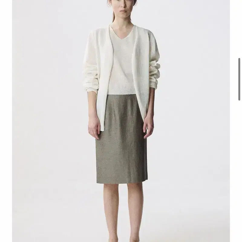 낫띵리튼 Yves h-line skirt 2