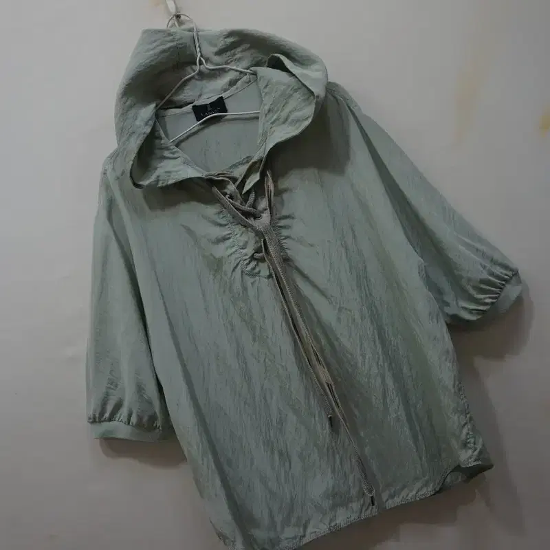 한섬 랑방 루즈핏 후드 반팔 블라우스 여성 S 2