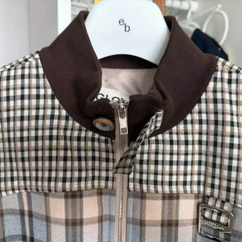 글로니 루셀 플레이드 블루종 브라운 6