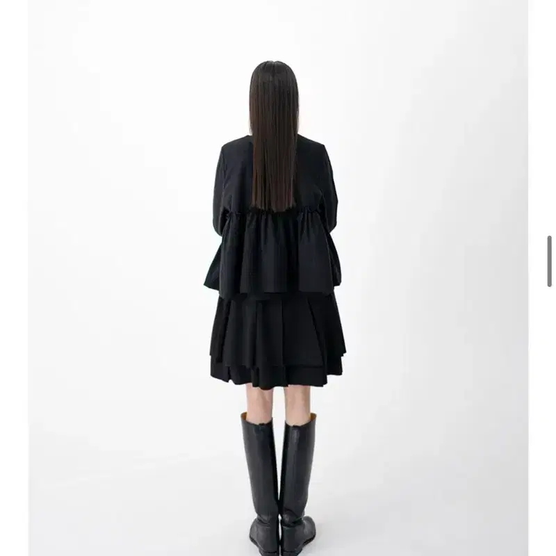 [새상품] 유노이아 Pleats Layer Short Skirt - m 5