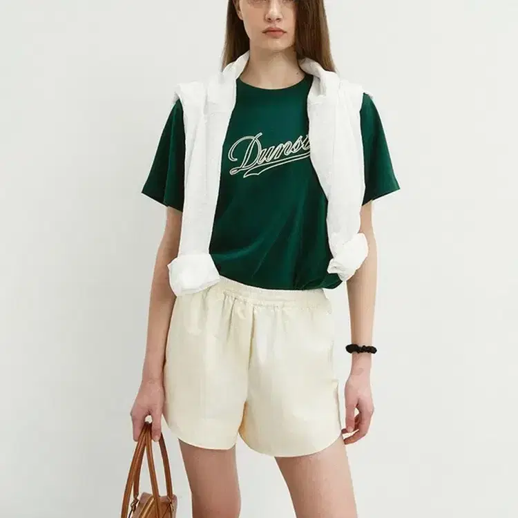 던스트 UNISEX CHAIN LOGO T-SHIRT GREEN 3