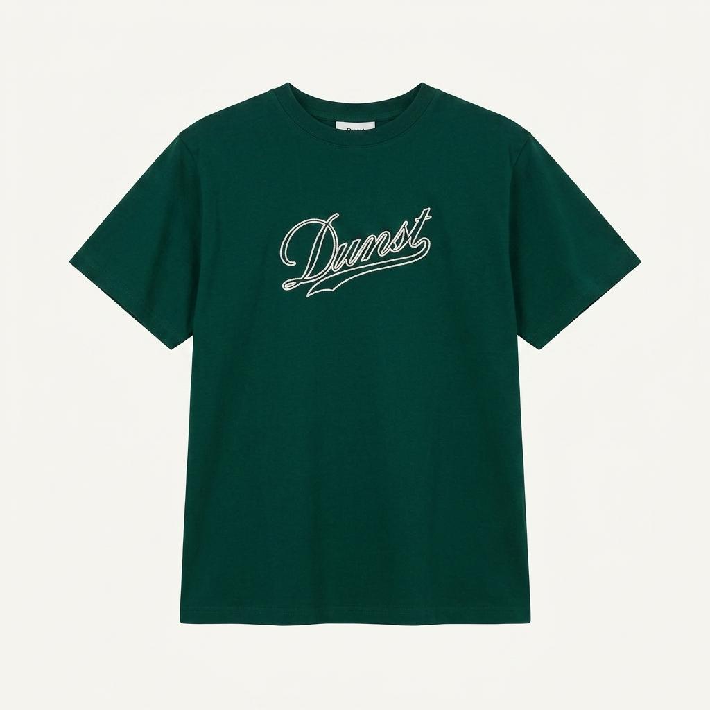 던스트 UNISEX CHAIN LOGO T-SHIRT GREEN 1