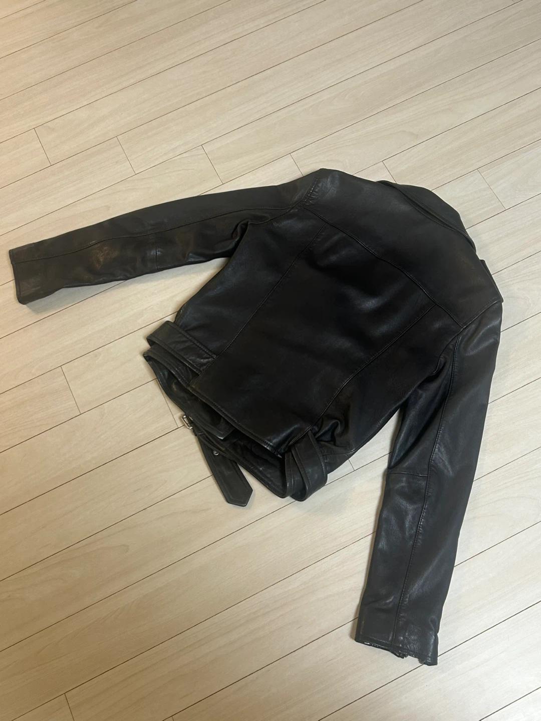 올세인츠 여성 가죽 라이더 자켓 스몰 2