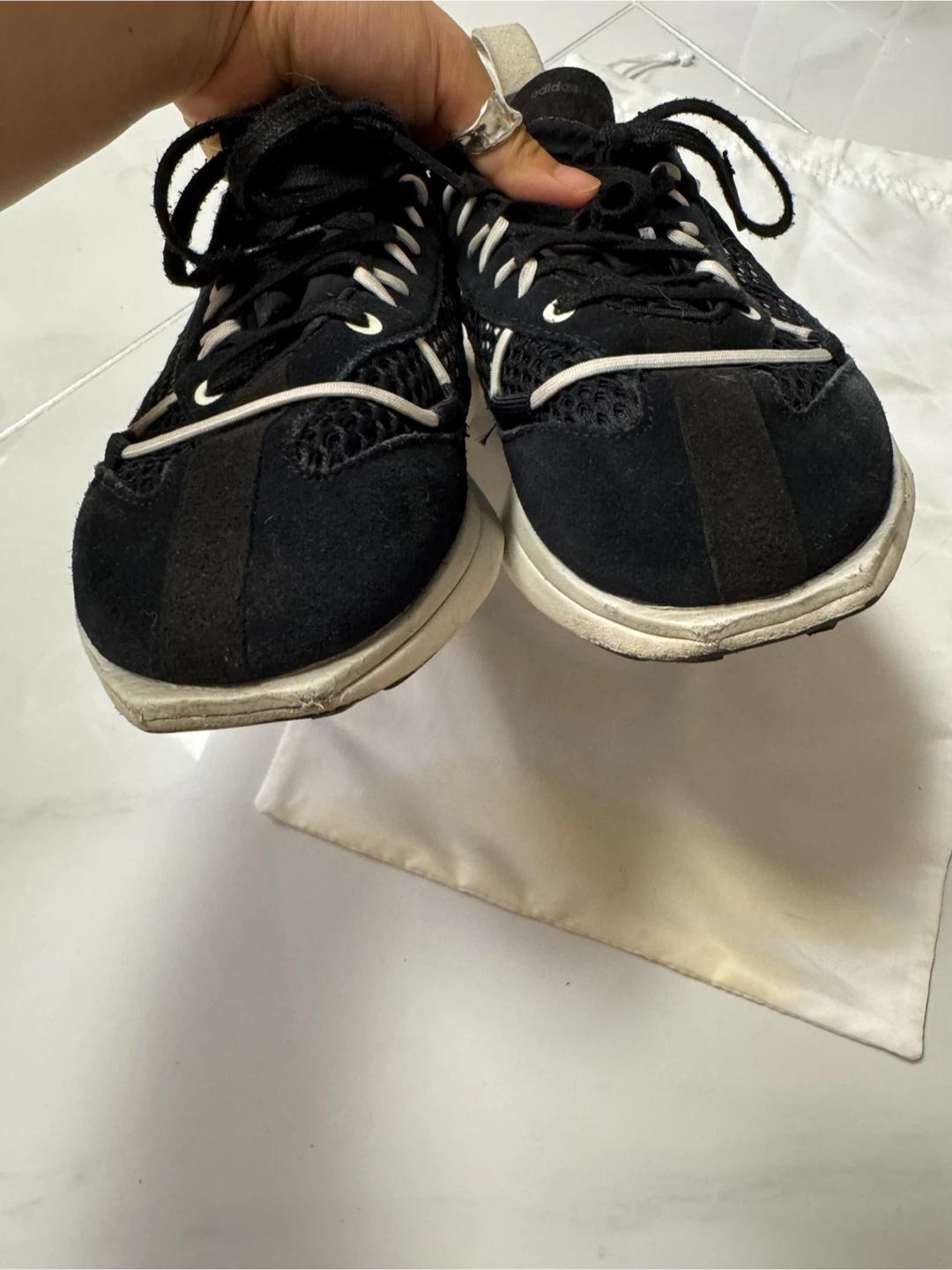 Y-3 블랙 스웨이드 메쉬 운동화 7