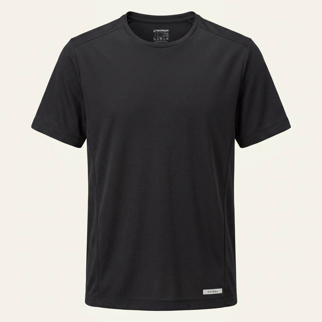 DECATHLON 데카트론 남성 기능성 반팔티 블랙