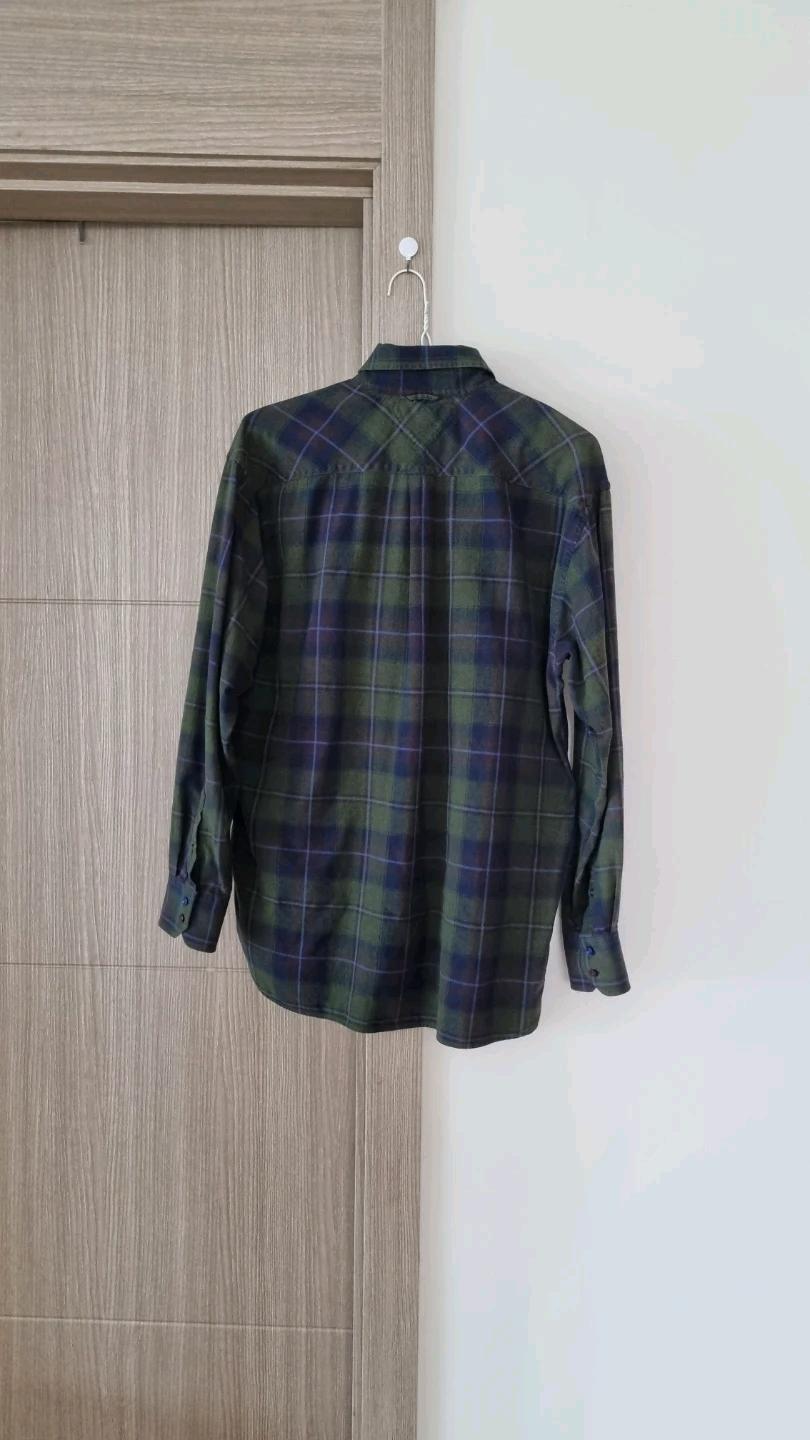 타미힐피거 체크 셔츠 춘추용 오버핏 L 100-105 추천 3