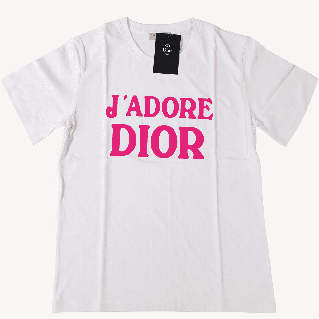 디올 J'ADORE 반팔 티셔츠 화이트 M