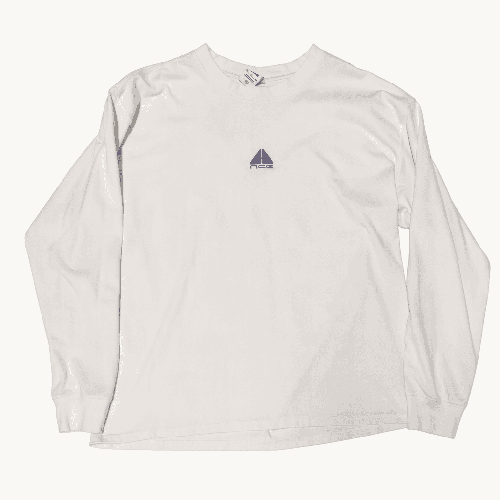정품!! 나이키 ACG 긴팔 렁스 롱슬리브 티셔츠 2XL 화이트