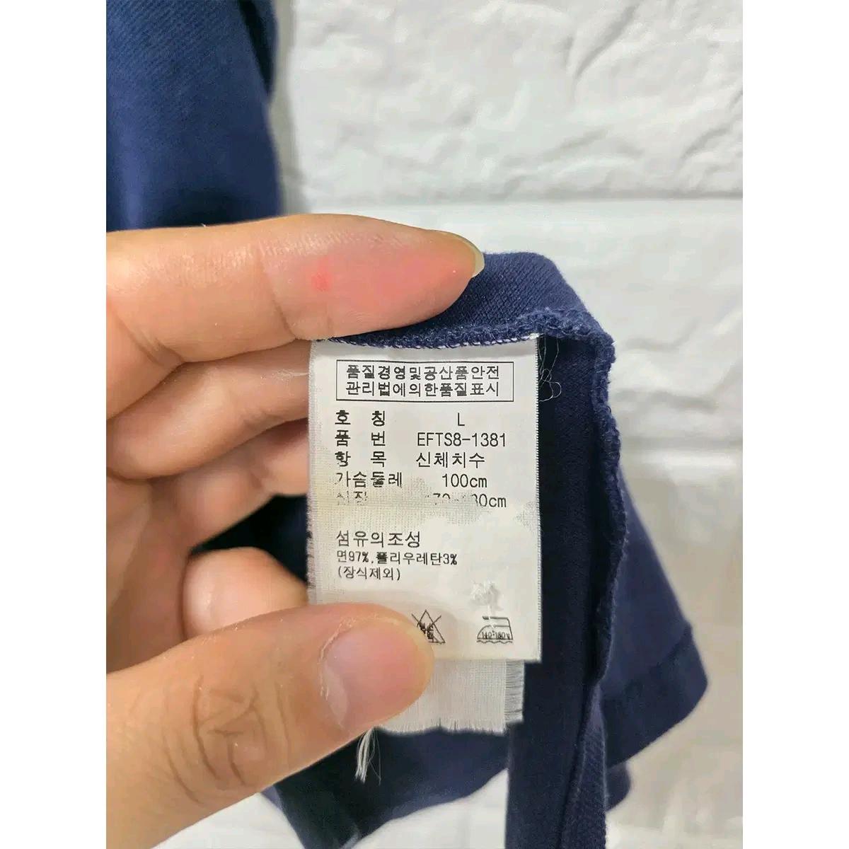 L 폴로랄프로렌 빅포니 네이비 반팔 카라티 E671 4