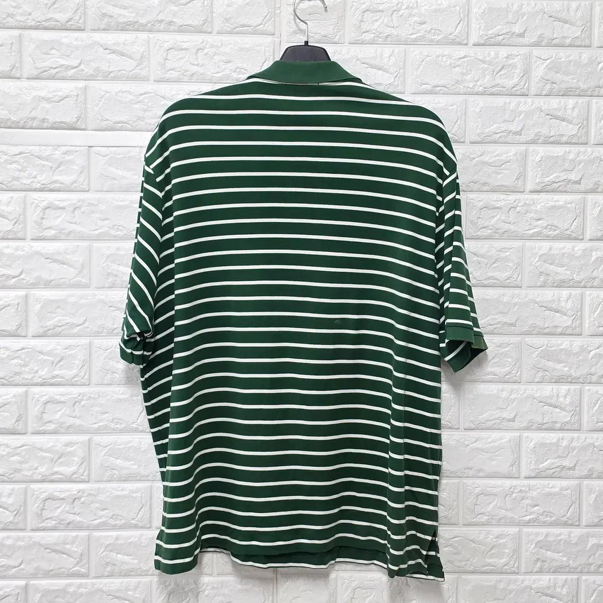 2XL 폴로랄프로렌 스트라이프 반팔 카라티 E693 5